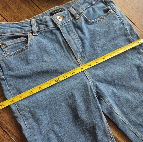 Massimo Dutti Bootcut Medium Wash Jeans size 6 - Picture 7 of 7